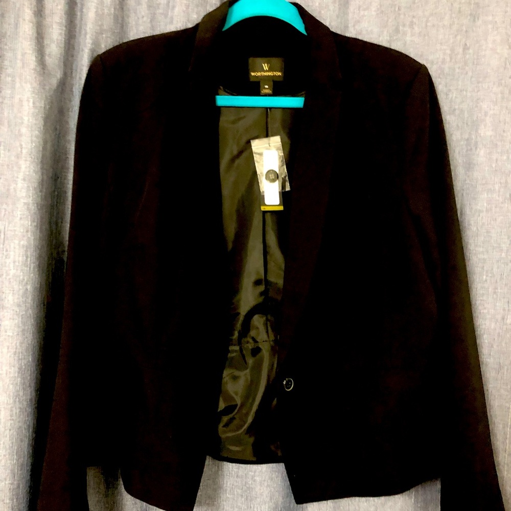 New Black Blazer Worthington
